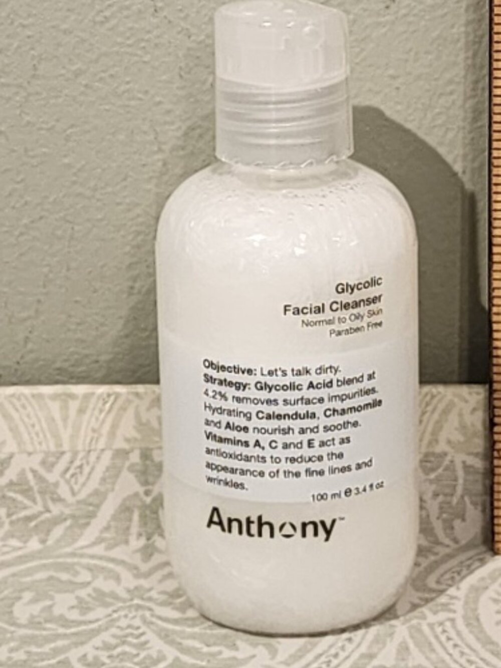 Anthony Glycolic Facial Cleanser 100 ml